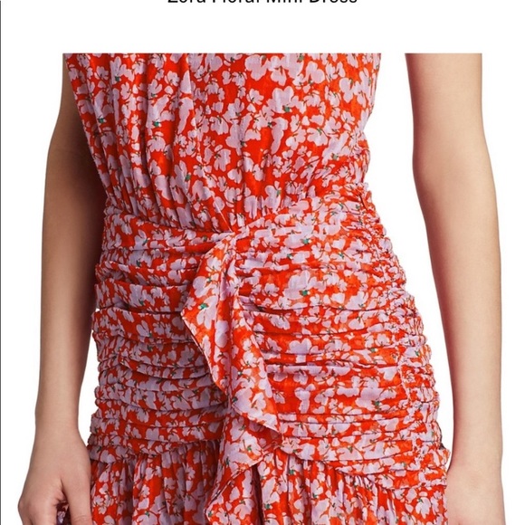 Tanya Taylor Red Floral Dress - Picture 3 of 8